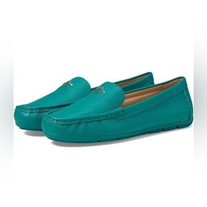 Brand new Coach Marley Leather Women's Teal Leather Loafers size 9
